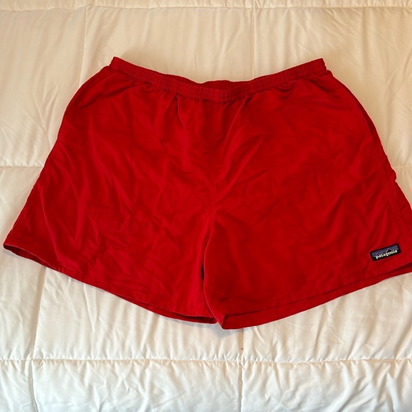 Men’s Patagonia Baggies Shorts 5” Inseam - XL Bright Red - Picture 1 of 2